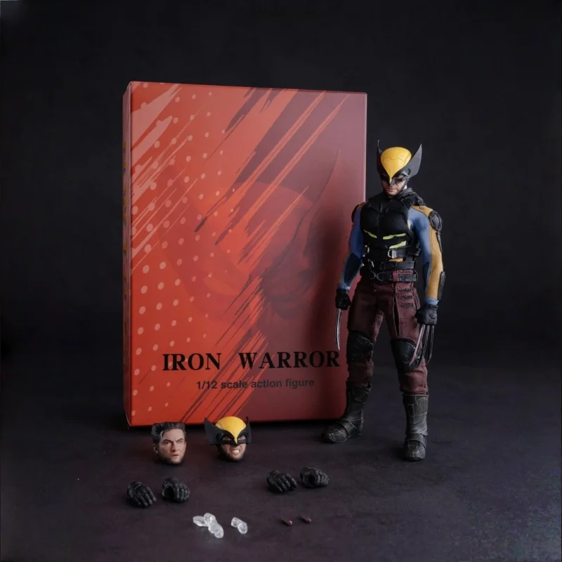 

Original In Stock Nwtoys Wolverine Movable Soldier Model X Men Super Hero Iron Warrior Simulation 6" Full Set Anime Model Toys