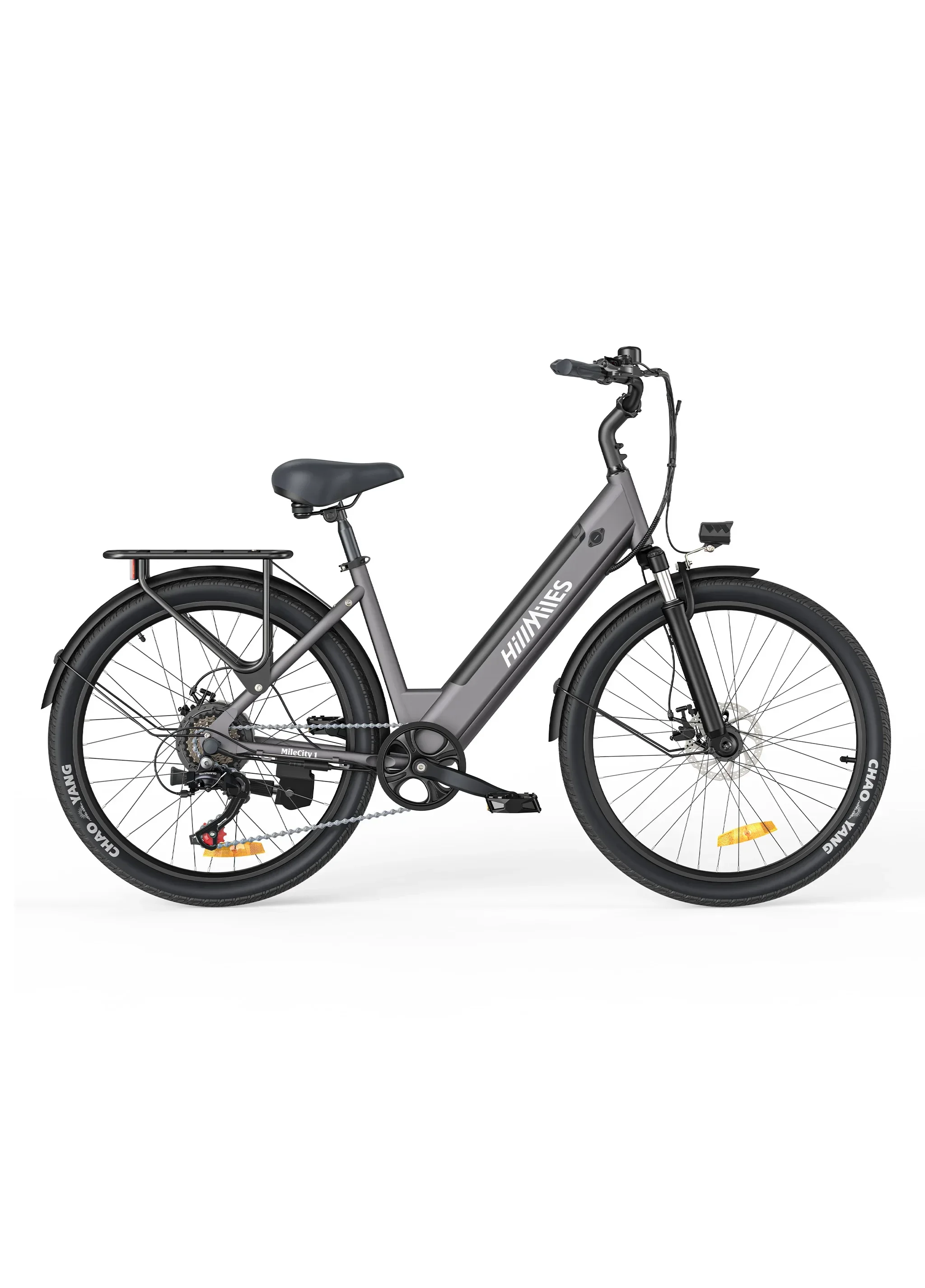 Adult Electric Bike with 1000W motor HillMiles MileCity 1 26-inch Tire City Ebike for Sports & Entertainment Cycling image 3