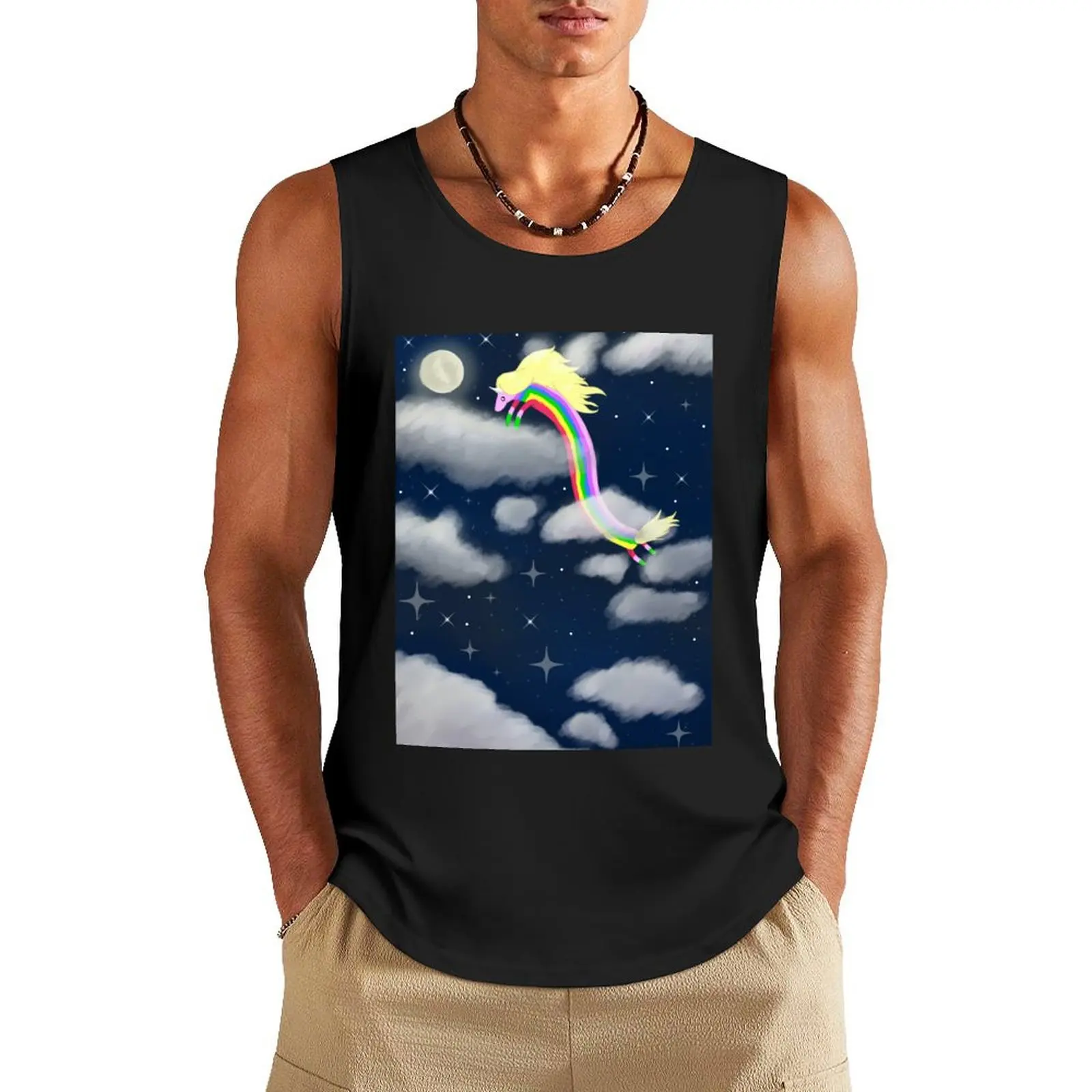 

Lady Rainicorns Moonlight Flight Tank Top Men's clothing Men's t-shirt