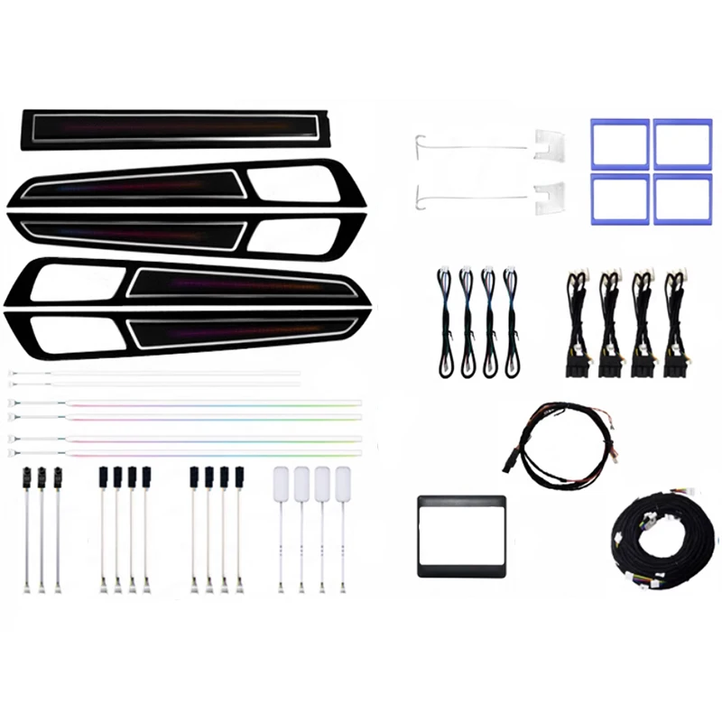 

For Car Ambient Light Fit For Porsche Cayenne 2018-2023 High Quality Dynamic Symphony Trim Atmosphere Lights Interior Modificati