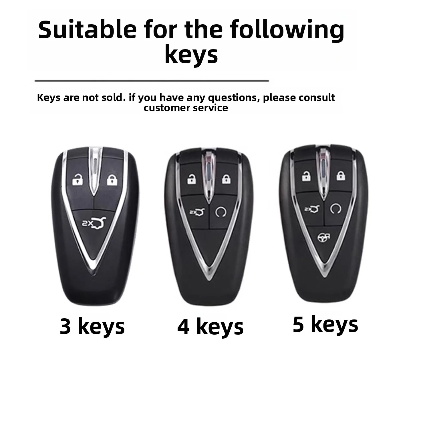For 2026 Changan Uniz car key set new 24~25 UNI-ZPHEV new energy vehicle all inclusive protective shell buckle