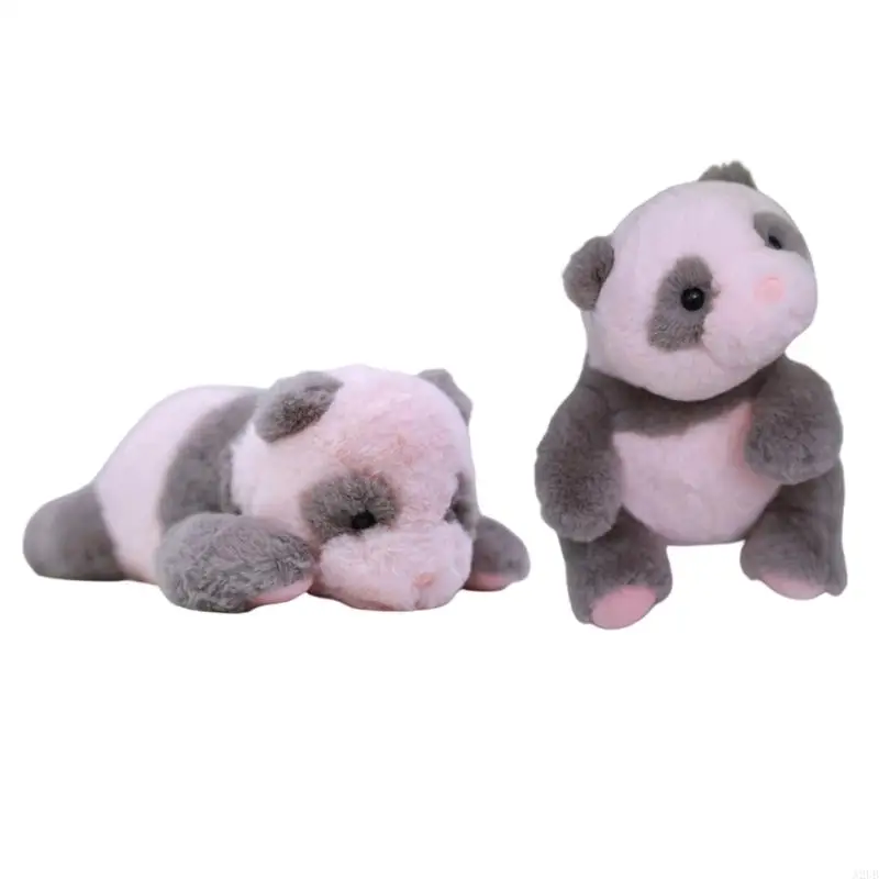 Lovely Panda Figure Toy Soothing Doll Sweet Pendant Doll Shower Gifts Baby Panda Washable Doll for Toddlers Kids A2UB