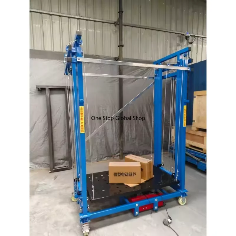 

2M to 8M Electric Scaffolding Lift Lifting Platform for Indoor and Outdoor Decoration Construction Hoist