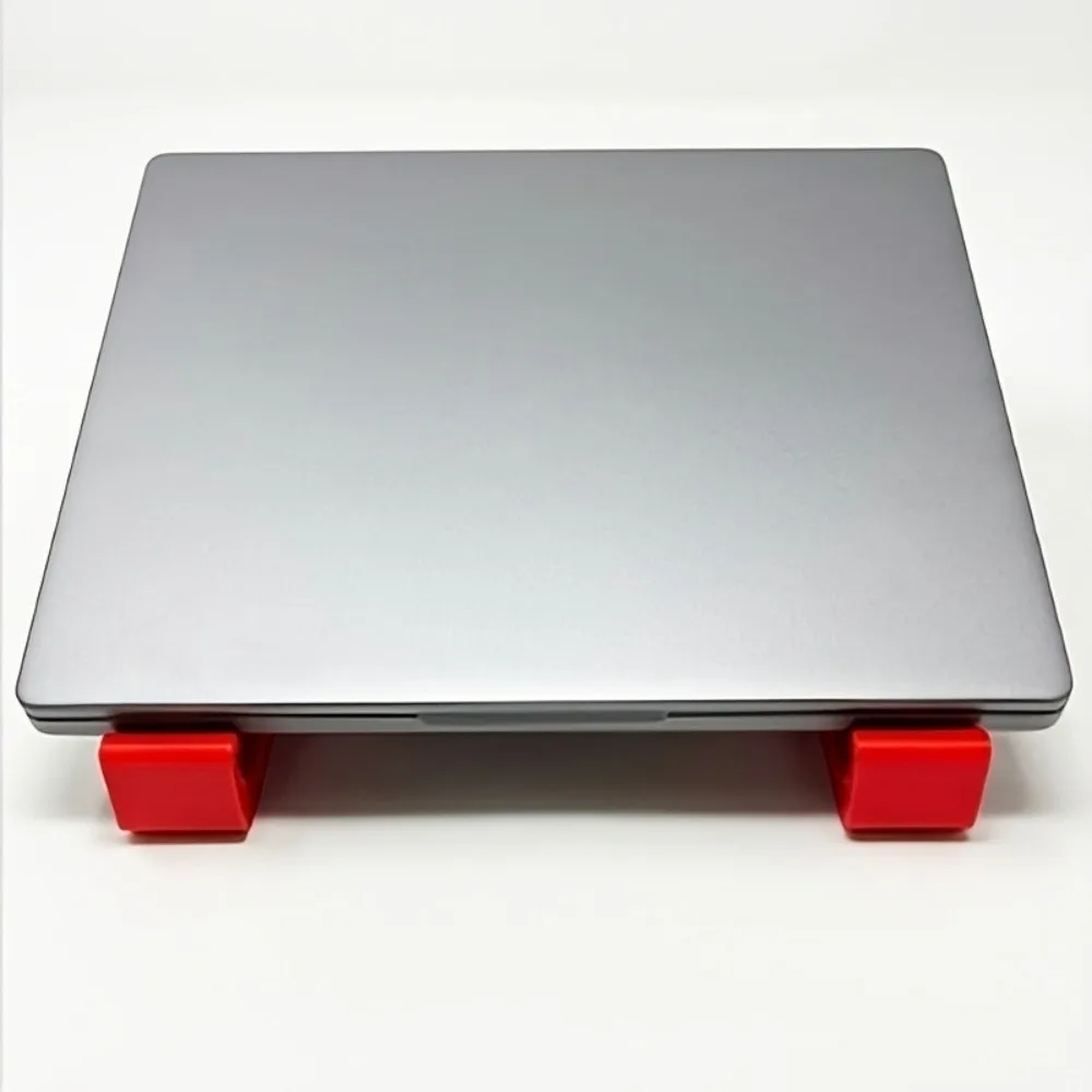 2pcs Universal Portable Desk Laptop Stand Ergonomic PLA Laptop Riser Lightweight 3D Printing Laptop Bracket for Office