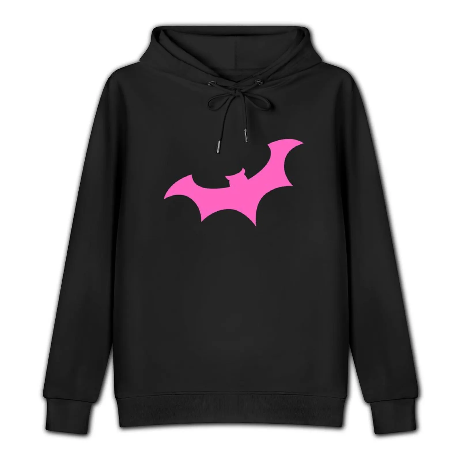 Pink Bat Pullover Hoodie korean clothes streetwear men fashion men big size hoodie