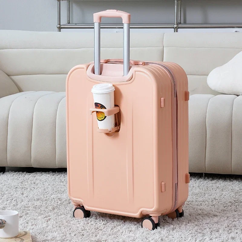 Fashion Trunk Bag Luggage Men Women 18 ‘’ Small Universal Wheel Trolley Suitcase 26‘’ Students Travel Password Boarding Cabin