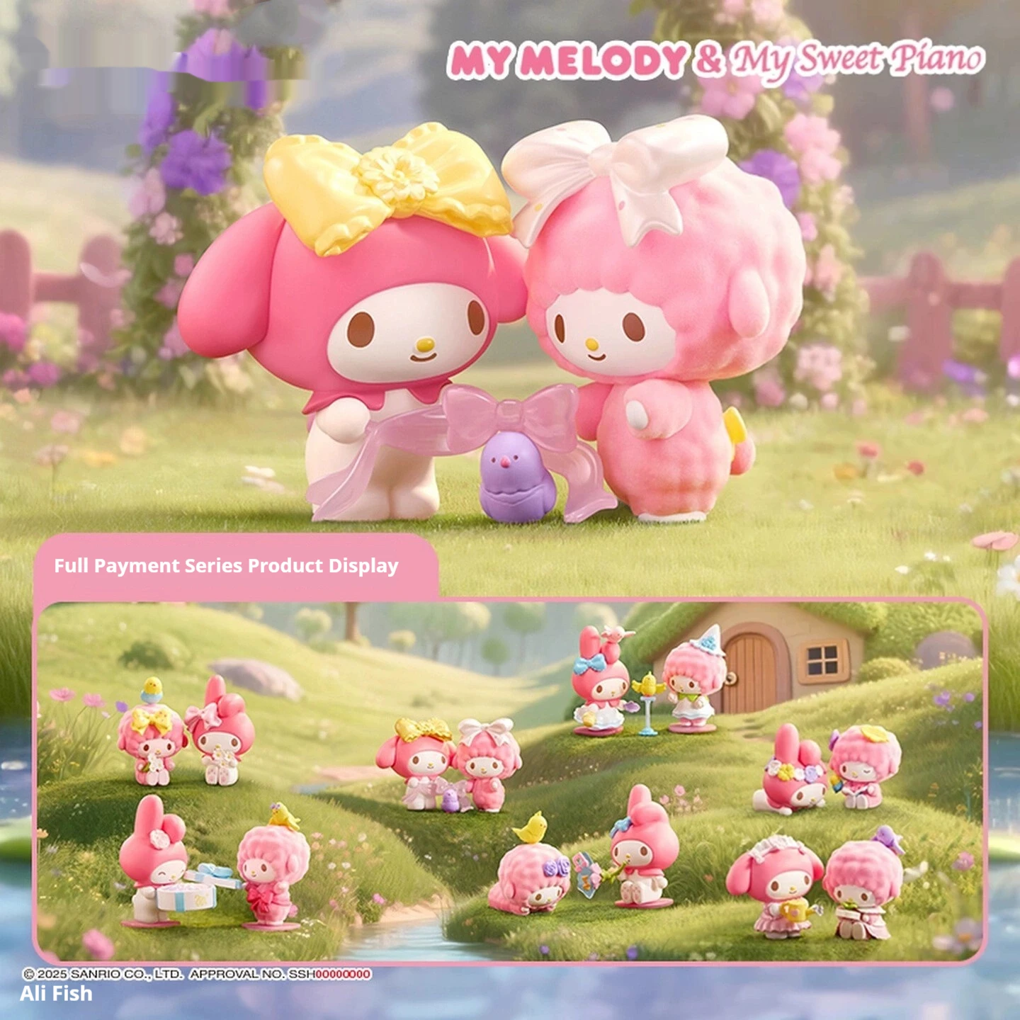 

Sanrio My Melody Little Bird's Adventure Series слепая коробка мультяшное украшение для рабочего стола кукла модная игрушка подарок-сюрприз Mystery Box