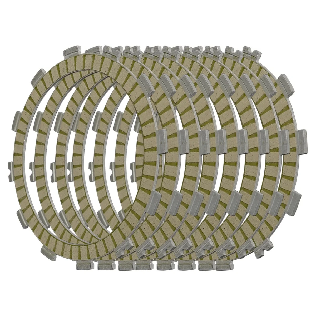 For Kawasaki ZX6R Ninja 95-04 KLZ1000 Versys 1000 15-19 ZR800 Z800 13-16 Z750 ZR750 07-10 9PC Motorcycle Friction Clutch Plates