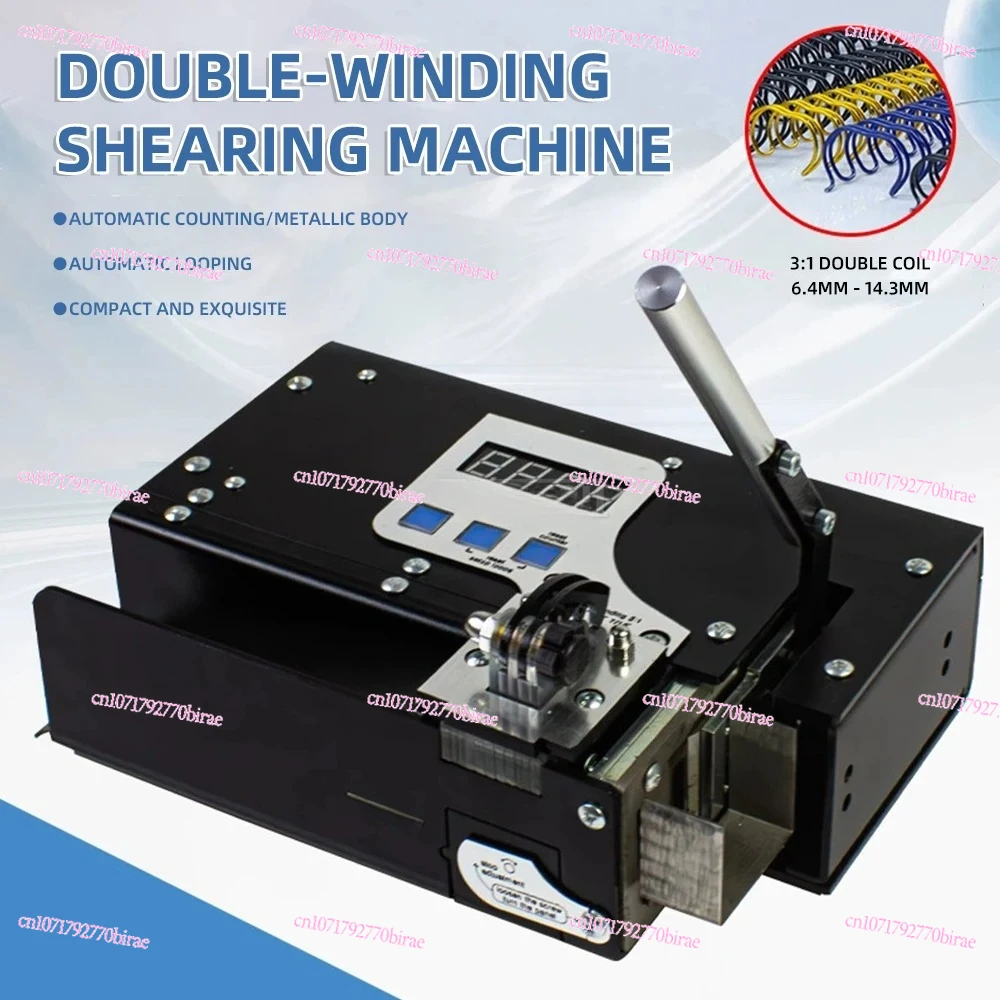 Electric Double Coil Shearing  Iron Ring Cutting  Metal Slitting Machine