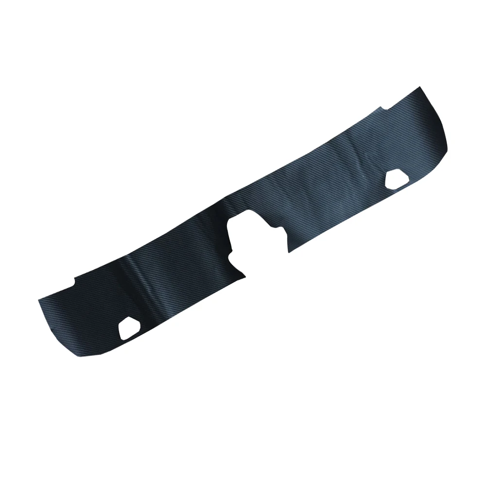 

For tesla model 3 Carbon Fiber leather Protector Inner Rear Bumper Guard Sill Plate 2017-2023 1PC