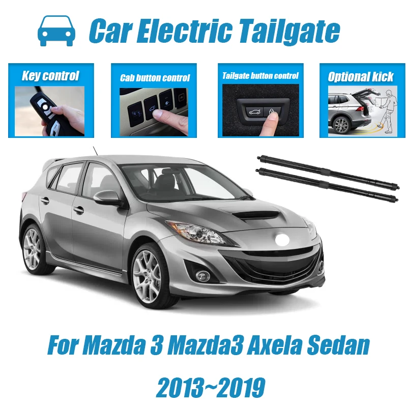 

Car Power Trunk Lift Electric Hatch Tailgate Strut Auto Rear Door Actuator For Mazda 3 Mazda3 Axela Sedan 2013~2019 Silently