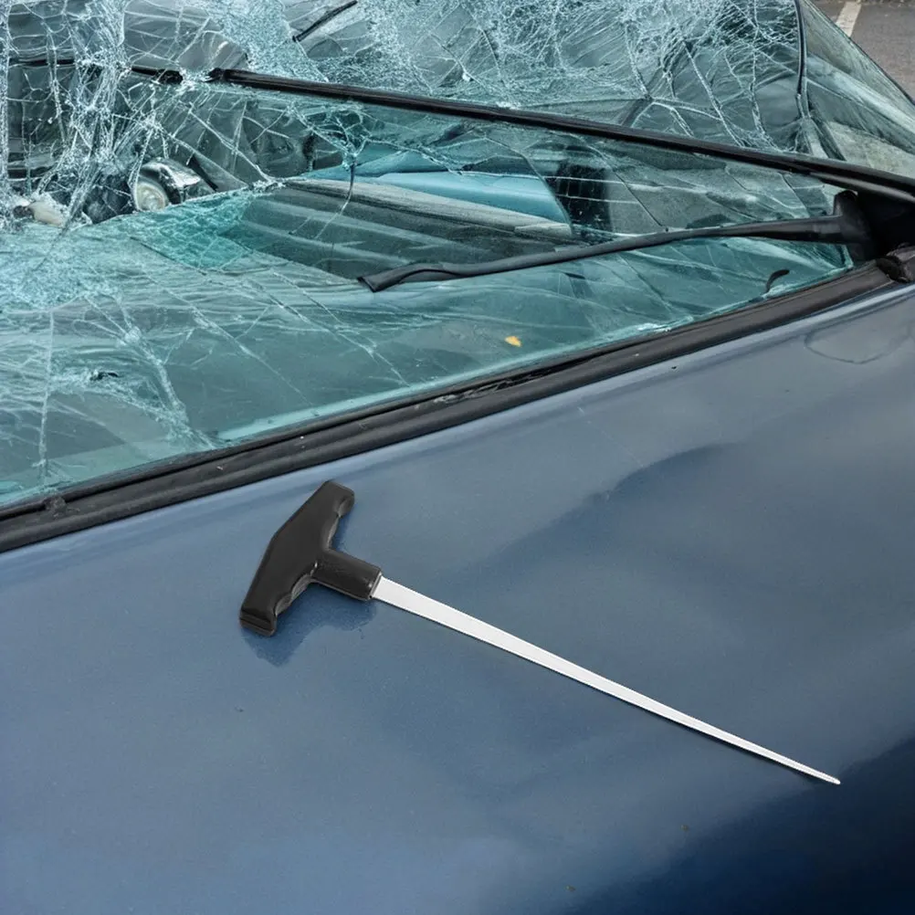 

T-Type Steel Wire Lead Tool Auto Repair Device Windscreen Cable Threading Durable Multifunctional Easy Operation