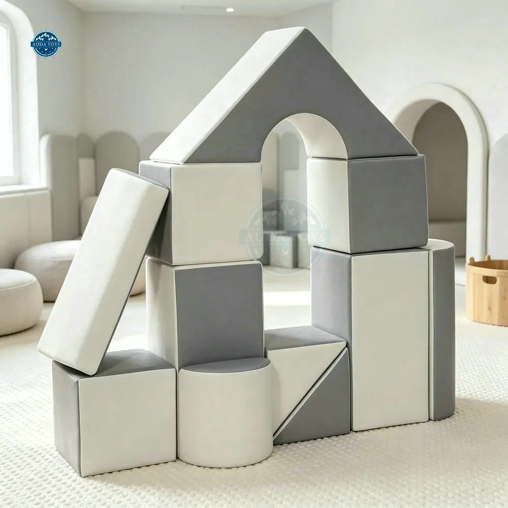 12-Piece Jumbo Foam Building Block Set Baby Early Learning Educational Bricks Indoor Home & School Toy