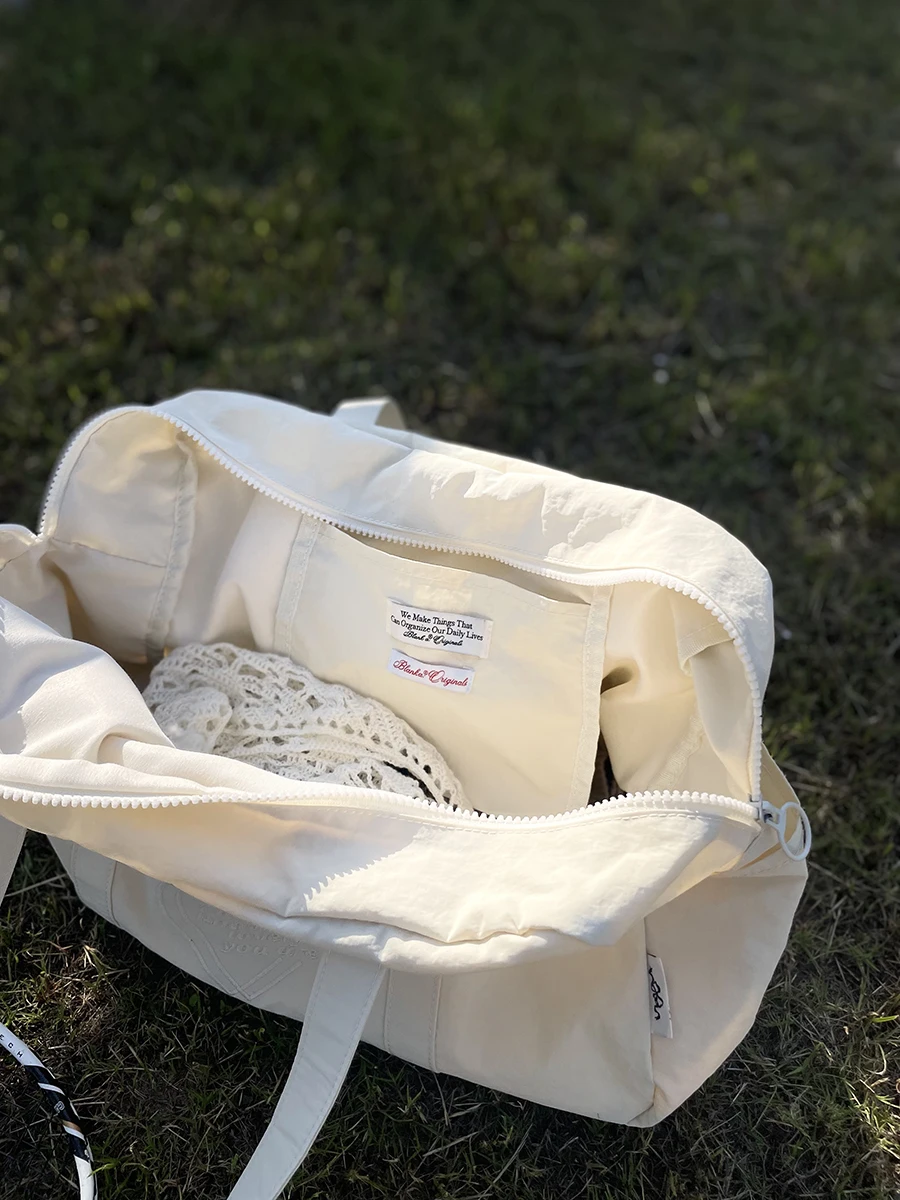 

Розовая дорожная сумка-тоут Yoga Fitn Boston, легкая большая сумка-тоут Capaci, двухслойная сумка из полиэстера Sweet Lady Sle...