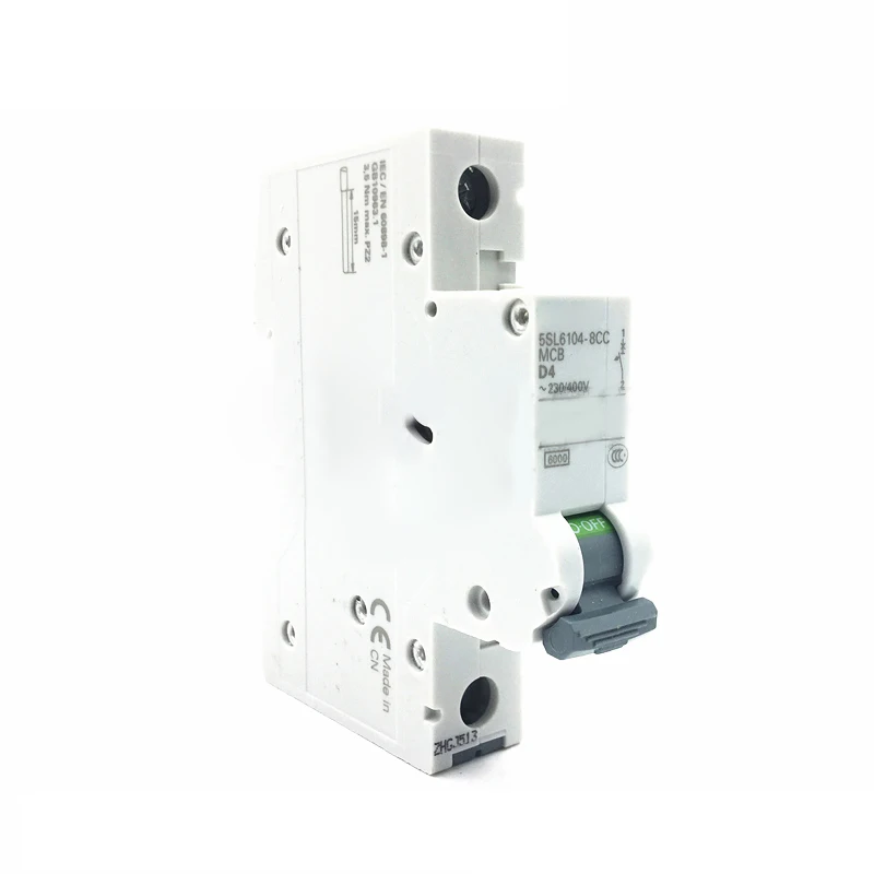 New for Siemens 5SL6104-8CC 1P 4A 230/400V Guide Rail Installation Mini Circuit Breaker