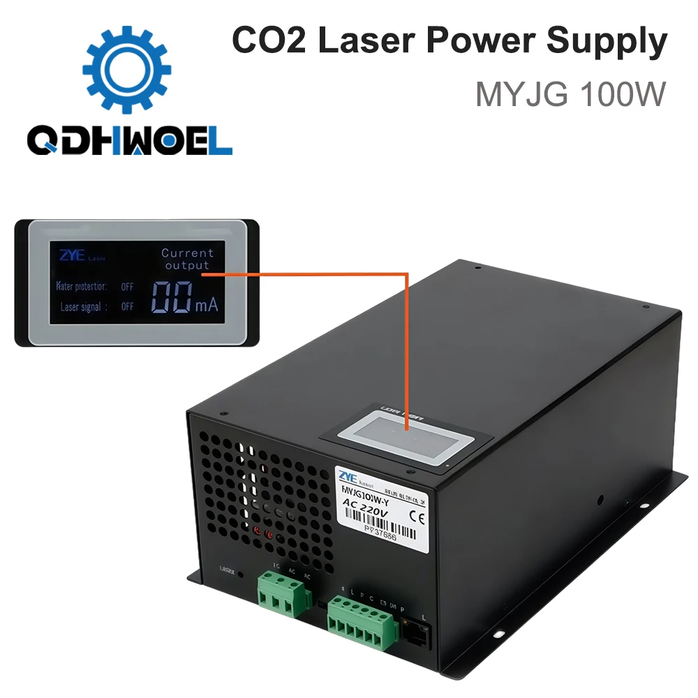 MYJG 100W CO2 Laser Power Supply Replacement for Reci EFR Yongli CDWJ CO2 Laser Engraving Cutting Machine Category