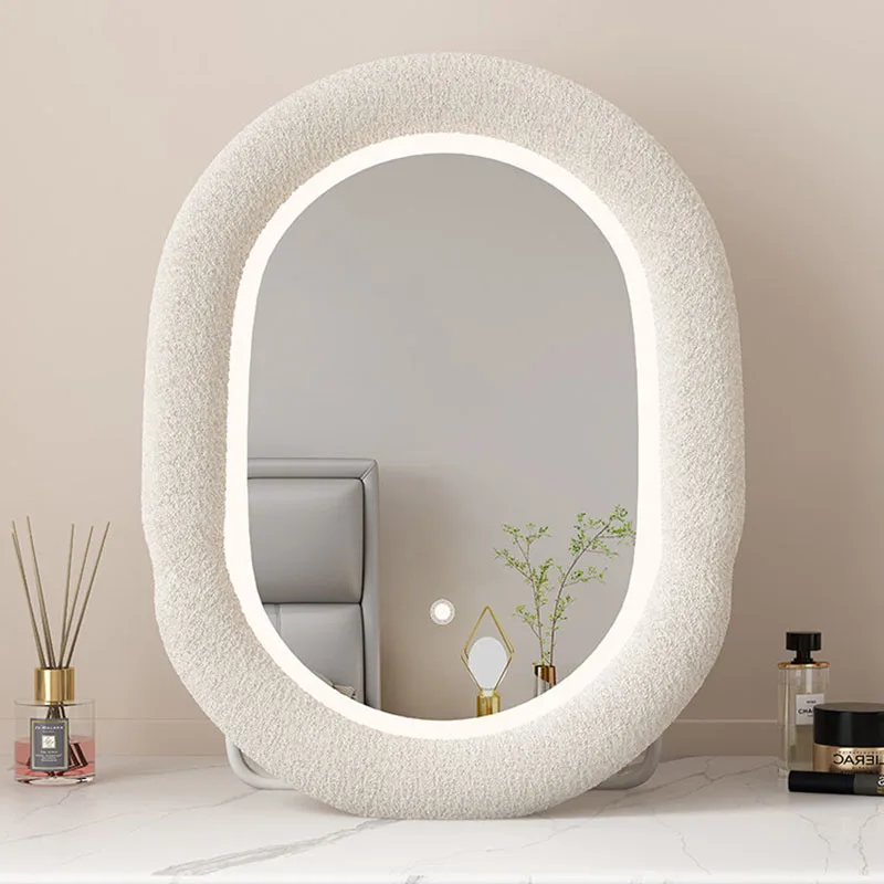 Moving Decoration Mirror Living Room Items Vanity Girls Standing Men Bedroom Bathroom Mirror Luxury Espelhos Home Decorations
