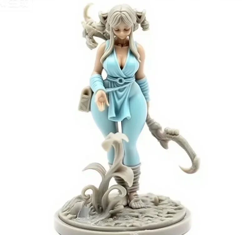 

38mm Beauty Soldier Resin model kits colorless and self-assembled A-2186