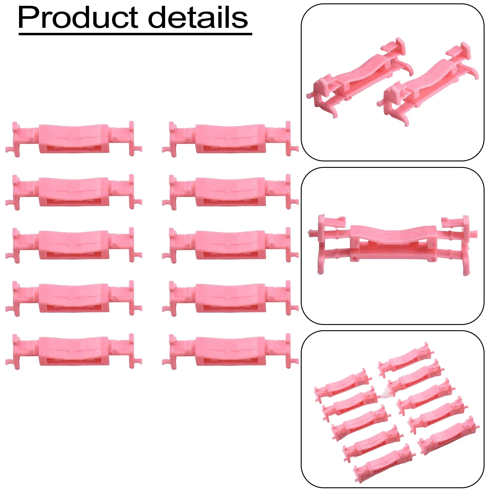 As Shown Lancer Fasterner Clips Part Name Plastic Package Content Replacement Roof Molding Clip Vehicle Parts Number