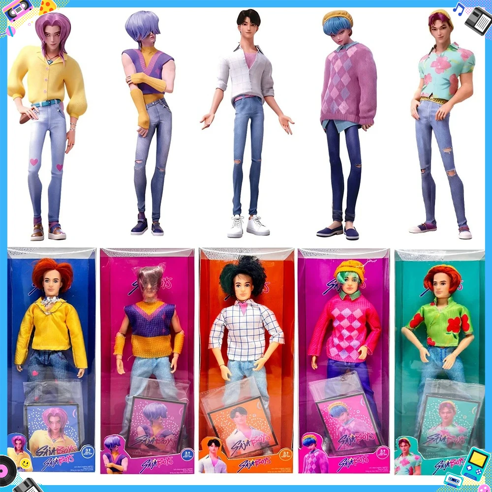 

2025 НОВЫЙ Охотники на демонов 11, подвижный шарнир SajaBoys K-POP Boy Band, кукла, Сага демонов, экшн-фигурка, игрушка, персонаж аниме, игрушка «сделай сам»