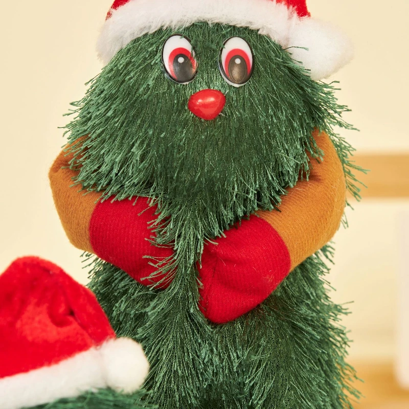 لعبة شجرة عيد الميلاد للرقص الكهربائي، لعبة دوارة مع موسيقى مبهجة، لعبة ممتعة للأطفال، هدية عيد الميلاد المثالية للأطفال