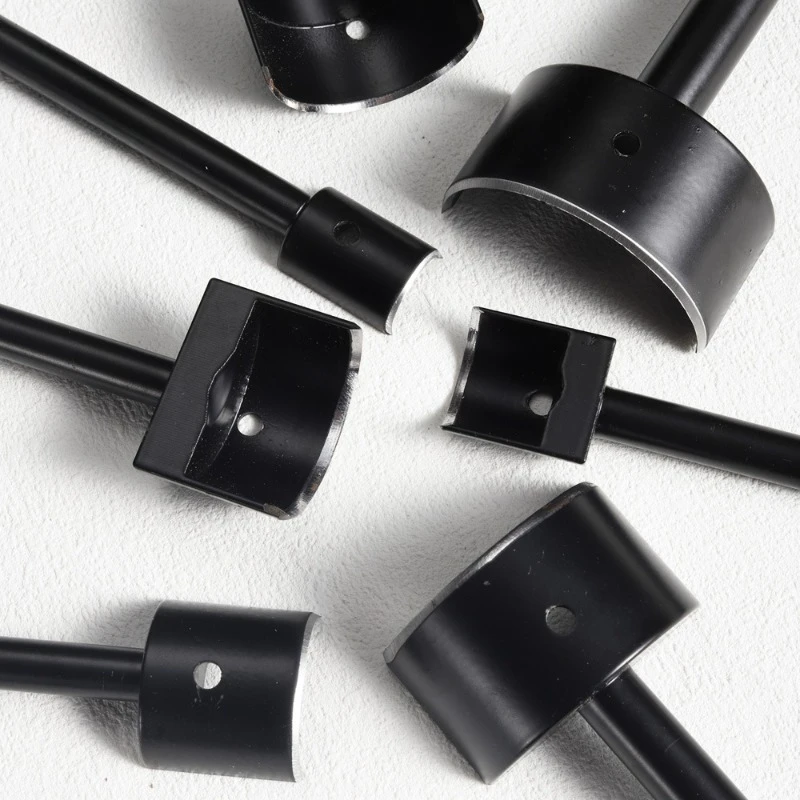 7-teiliges Set Halbrunde Lederschneider 15-45mm 1/2 Runde Winkelstanzen Riemenendlocher für DIY Handwerk Riemen Gürtel – Detail 6