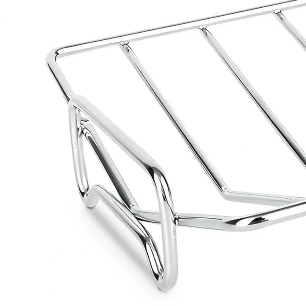 Heat Resistant Turkey Rack Stainless Steel Turkey Roasting Rack V-shaped Nonstick Cooking Rack Dual-purpose Bbq Rib for Oven