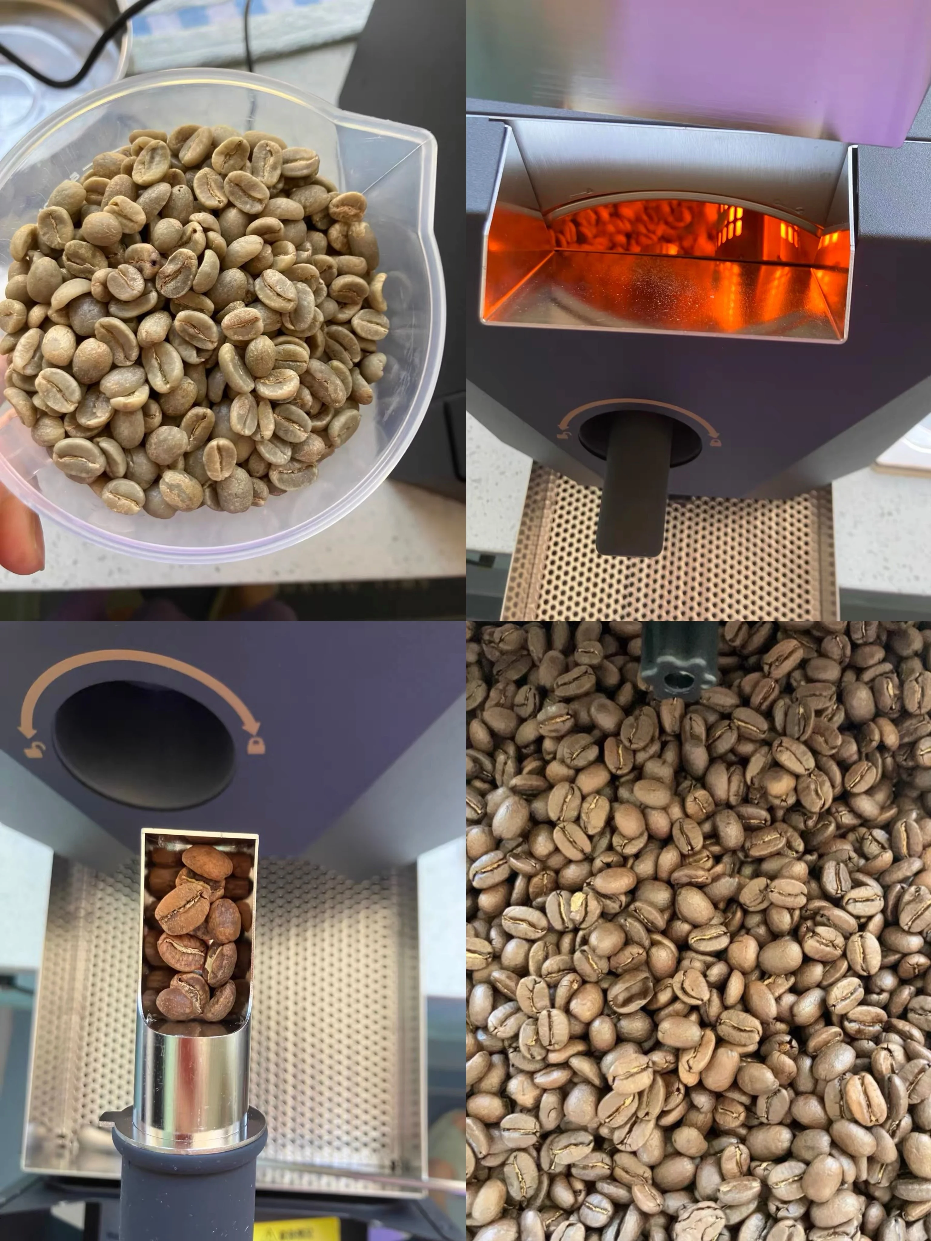 เครื่องคั่วกาแฟไฟฟ้าอัตโนมัติสำหรับใช้ในบ้าน รุ่น Tostadora De Cafe Turkish Espresso