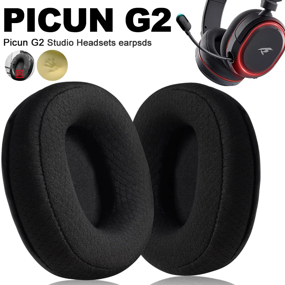 Earphone pads For Picun G2 Gaming replacement Earpads Earmuffs cloth Memory Covers Sponge Protein