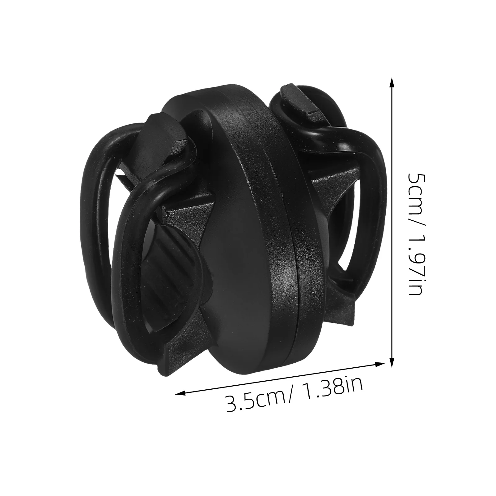 4 szt. Wielofunkcyjne mocowanie zaciskowe do oświetlenia 360 °   Uchwyt obrotowy do latarki rowerowej, mocowanie przedniej lampki rowerowej, do jazdy na rowerze, na kemping, w podróży