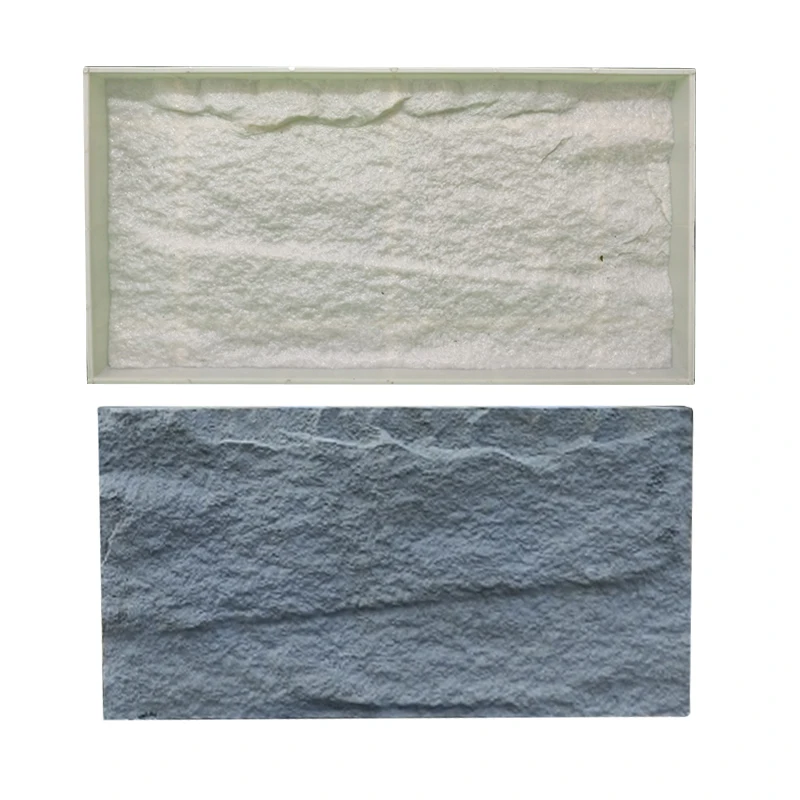 Moule en plastique de ciment de pierre de marche 70*35*5Cm Imitation pierre soulagement pied pierre Antique marbre brique de jardin architecturale