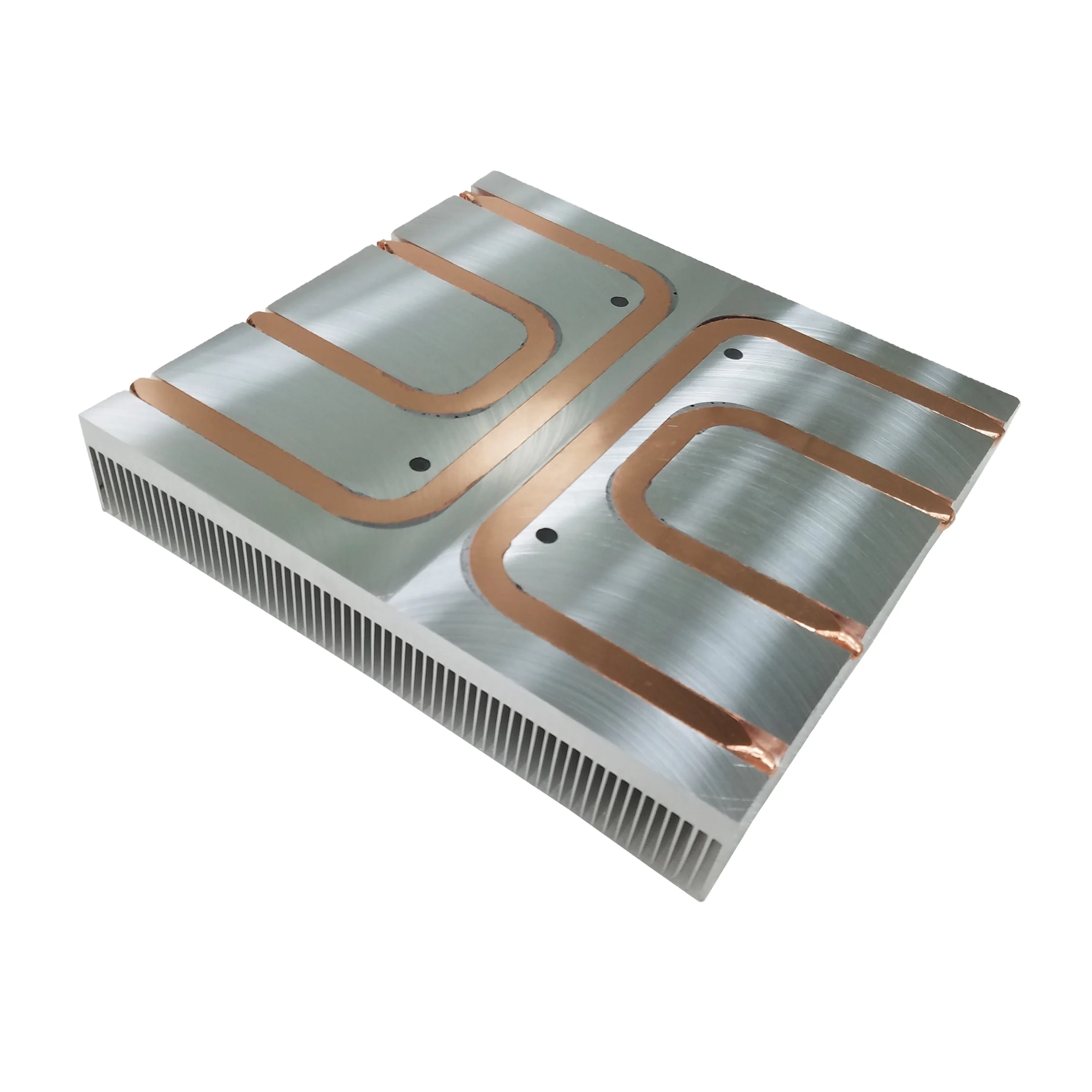 Copper heat pipe heat sink