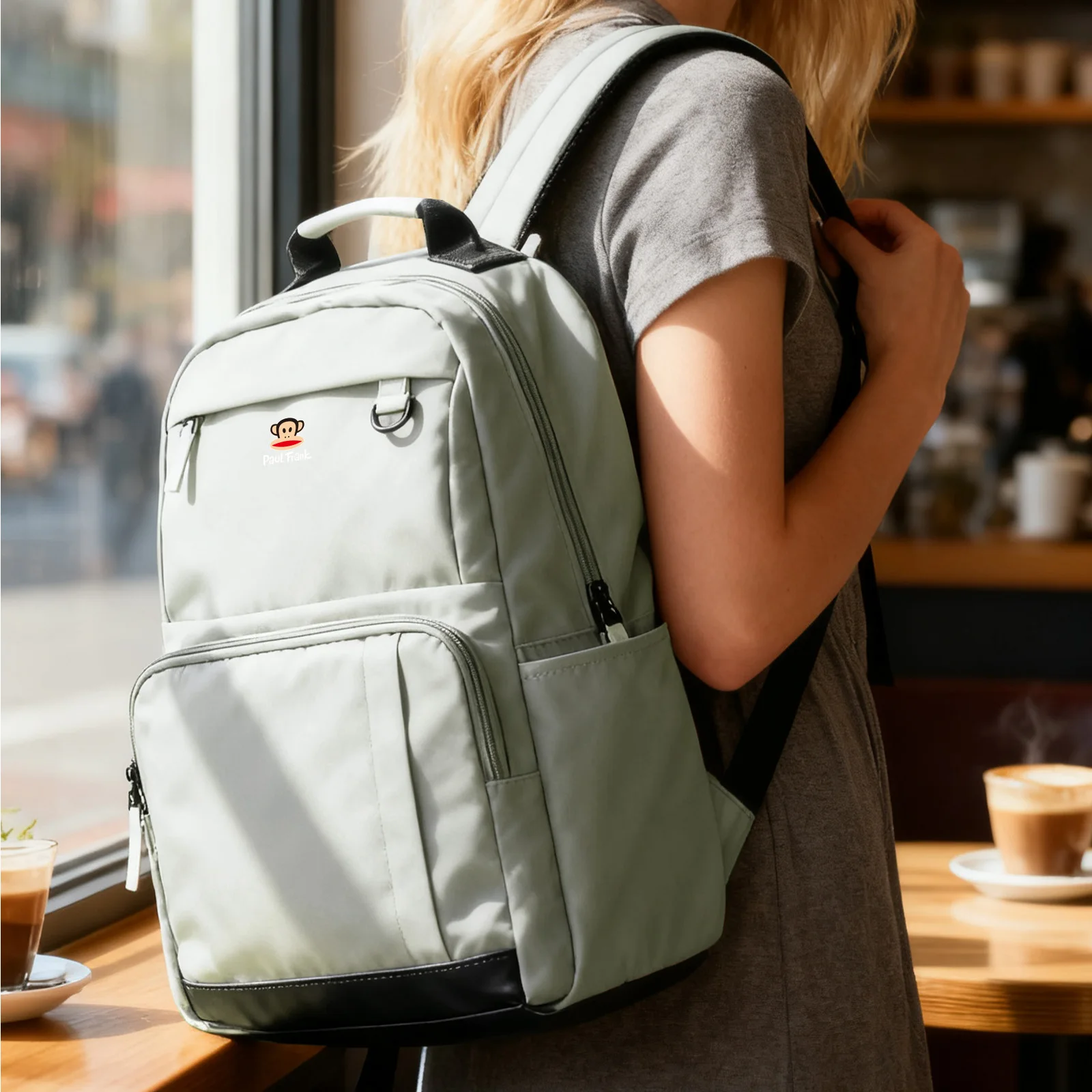 حقيبة ظهر بول فرانك للسفر للمدرسة، حقيبة ظهر كاجوال للطلاب ذات سعة كبيرة للفتيات والأولاد، حقائب ظهر مدرسية جامعية