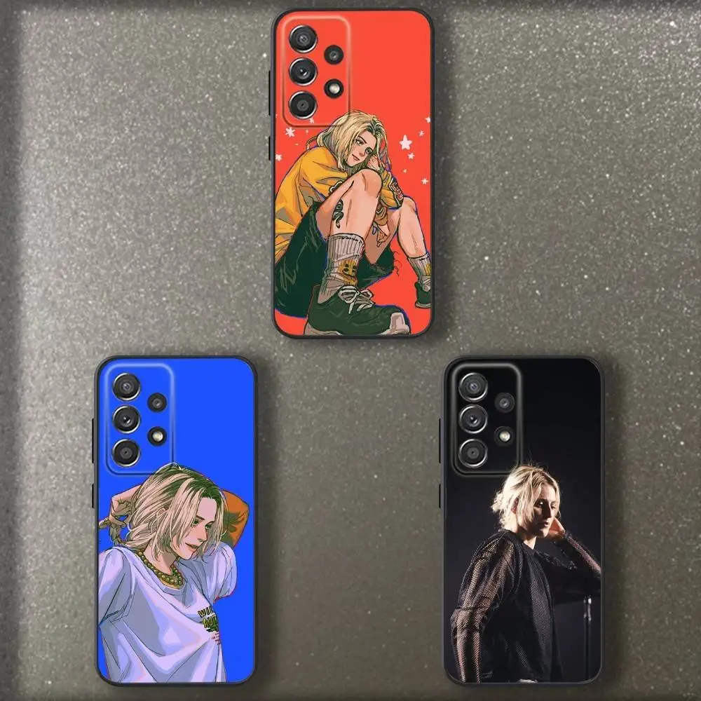

Singer E-Emilys Armstrongs Phone Case For Samsung S 25,24,23,22,30,21,10,9,Ultra,Plus,Lite,FE,4,5 G Soft Black Case