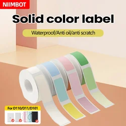 NIIMBOT D11/D110/D101 Label sticker Heat sensitive sticker Household Storage Office Color label sticker Waterproof