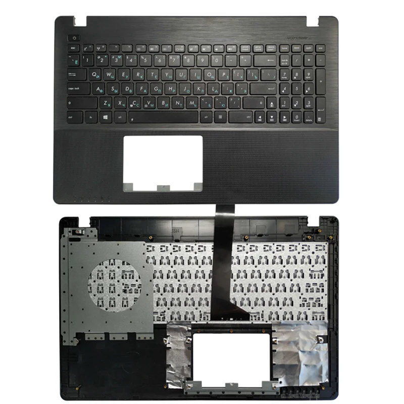 Imagem -03 - Teclado Tampa Superior para Asus K550v X550c X552e A550l Y581c F550 R510j A550c Palm Resto Case Shell