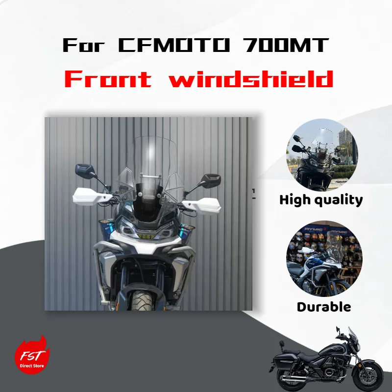 For CFMOTO  700MT Windshield Modification, Raised Windshield Front Windshield Accessories