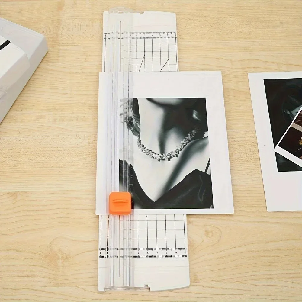 Manual A4 Paper Cutter Bidirectional with Pull-out Ruler A4 Paper Cutting Guillotine Cutting Mat Machine