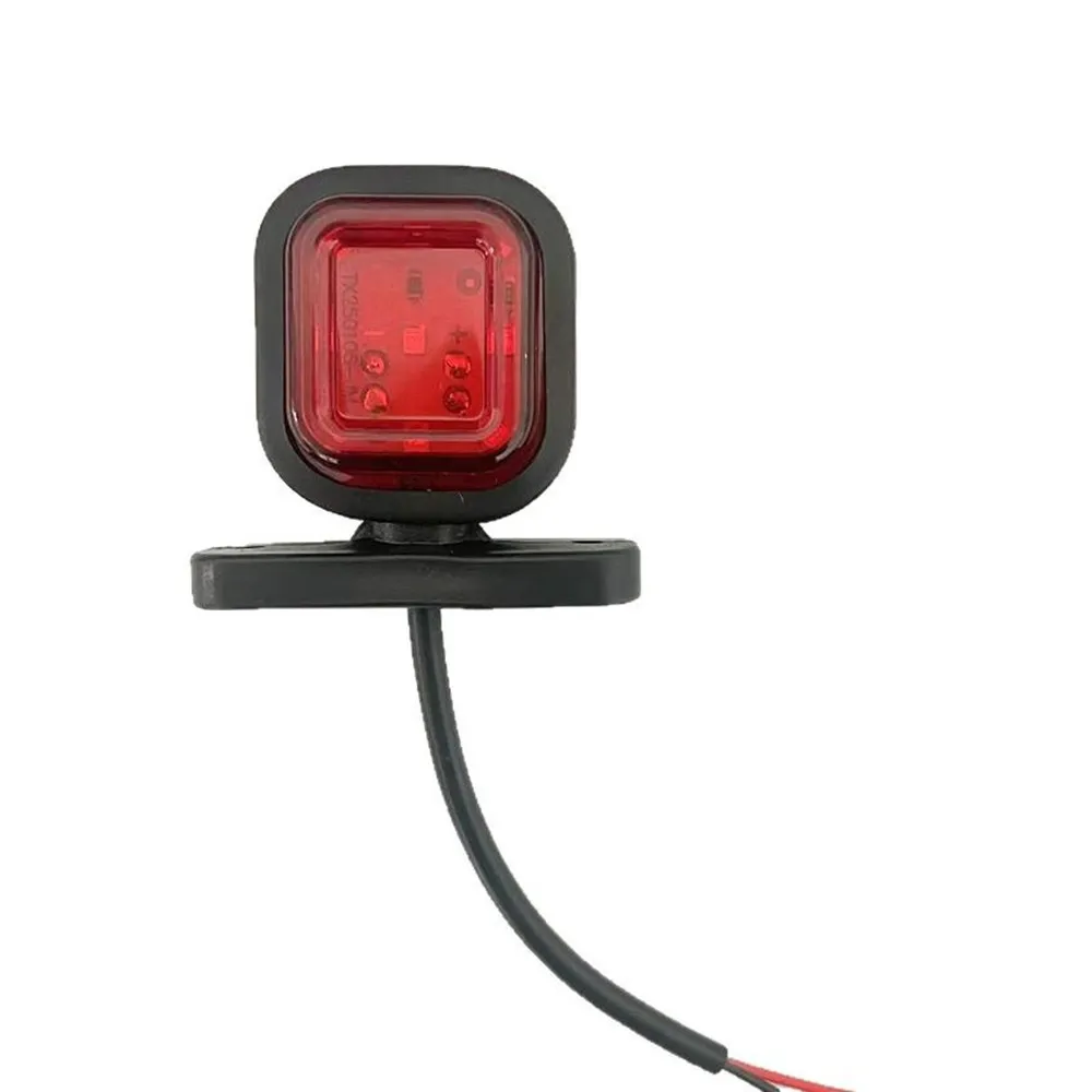 2 قطعة مخطط مقاوم للماء قافلة مصباح مزدوج الجانب ماركر أضواء شاحنة LED الضوء الخلفي الجبهة الخلفية أضواء التخليص لشاحنة مقطورة
