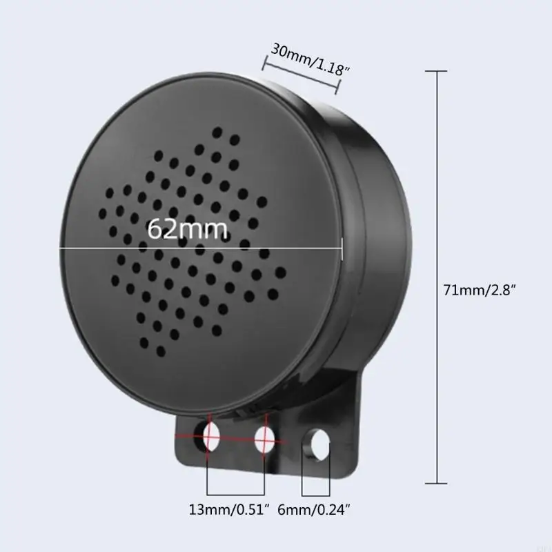 Lty DC6-30V carro voz industrial gatilhovoz alto-falante 4 canais prompter som alarme campainha reversa chifre de alarme