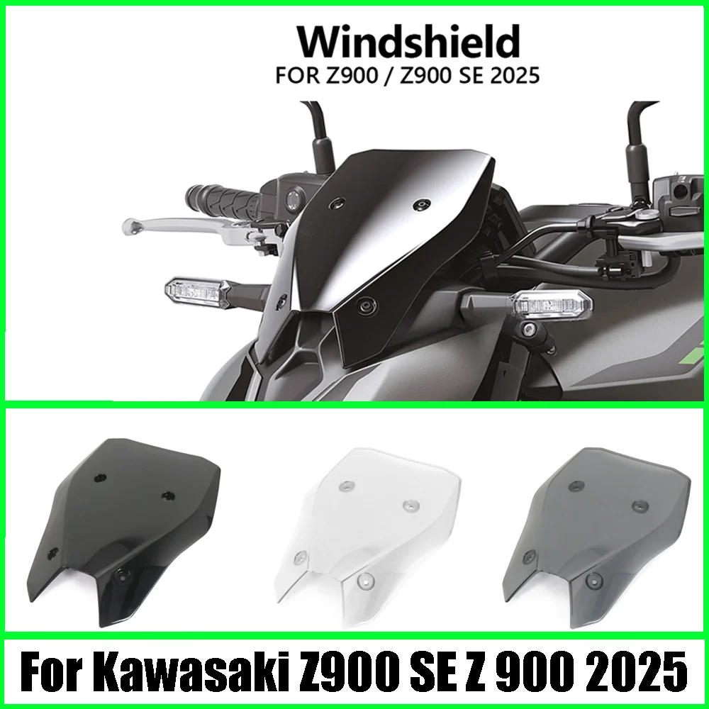 

Motorcycle Acrylic Windshield WindScreen It can block the interference of insects and stonesScr For Kawasaki Z900 SE Z 900 2025