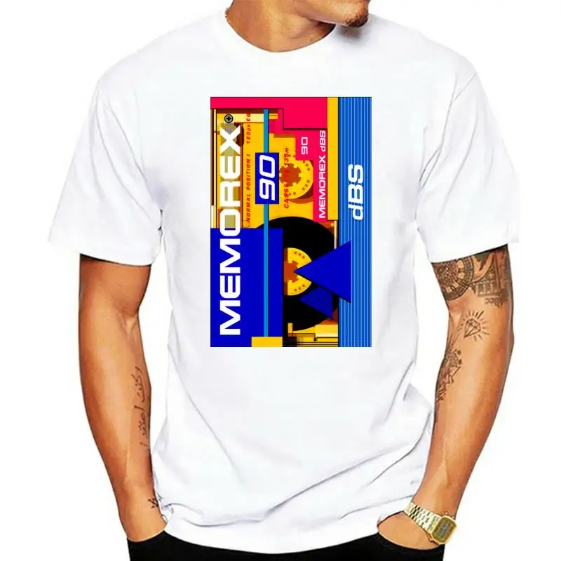 Cassette, Memorex, dBS, Retro, Walkman, Eighties, Tape, Mix Tape, DJ, Old Schoo  Cool Casual pride t shirt men Unisex New