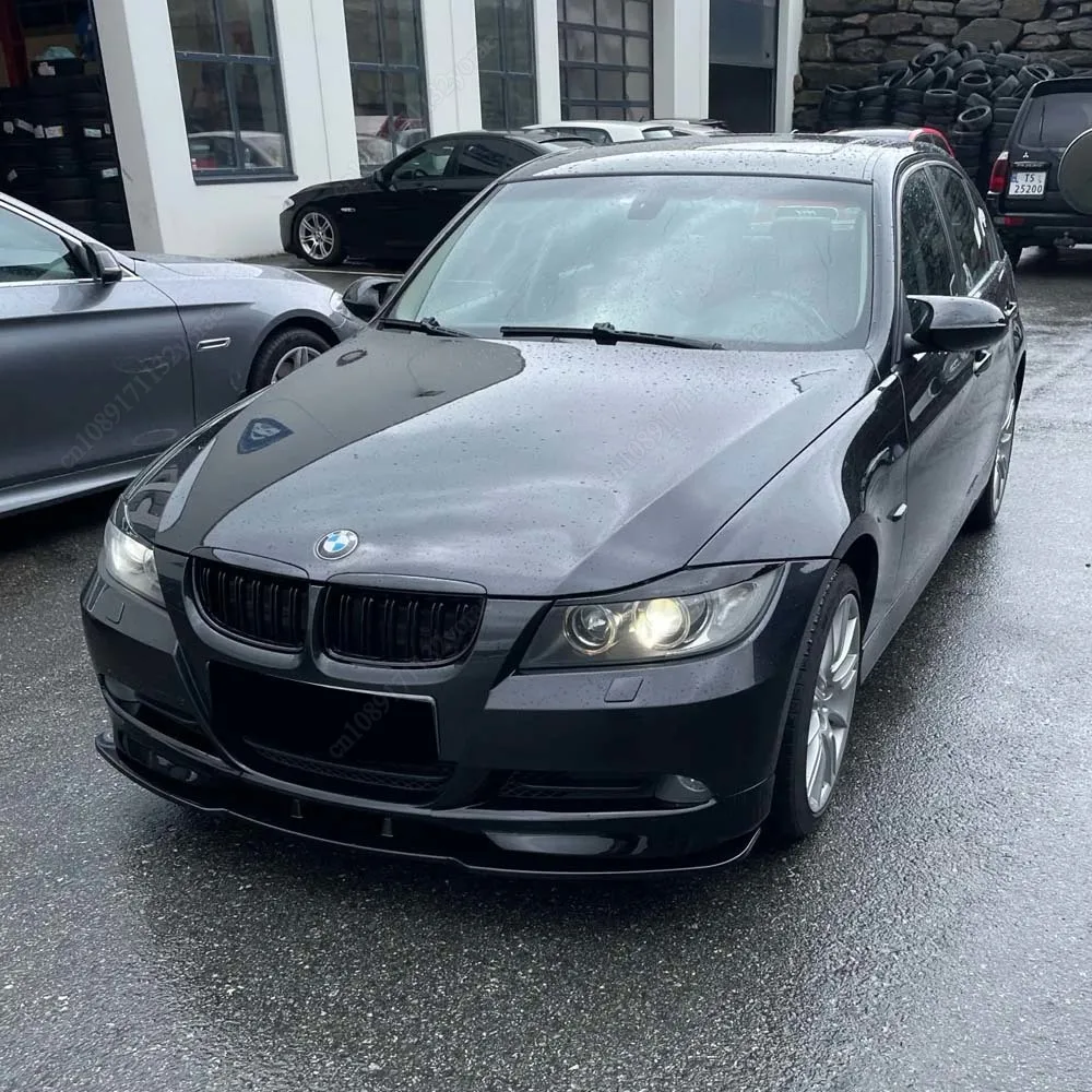 

Для BMW 3 серии E90 E91 318i 320i 330i 2005-2008 Предварительно подъемный передний бампер Разделитель губ Диффузор ABS Спойлер Комплект кузова Тюнинг