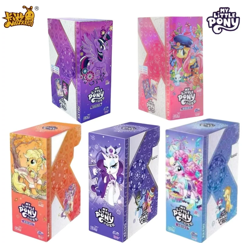 

KAYOU официальная подлинная карта My Little Pony серии Huiyuebao, коллекционная карта для игр, детские игрушки с героями мультфильмов, периферийные устройства, подарок для девочки