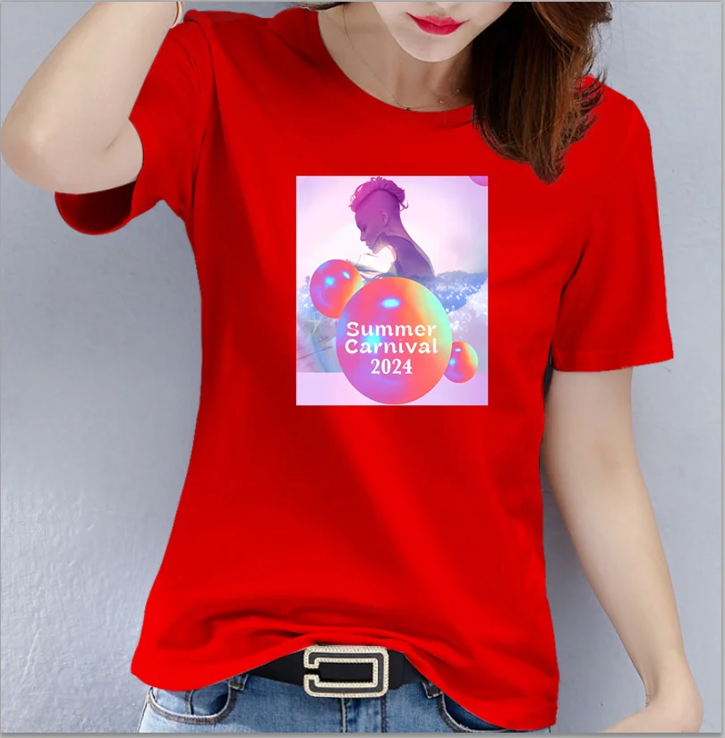 100% Cotton P!nk Singer Summer Carnival 2024 Festival Uni T Shirt Men Women Pink Tshirt  Oversized T-shirt Fashion Woman  Tops