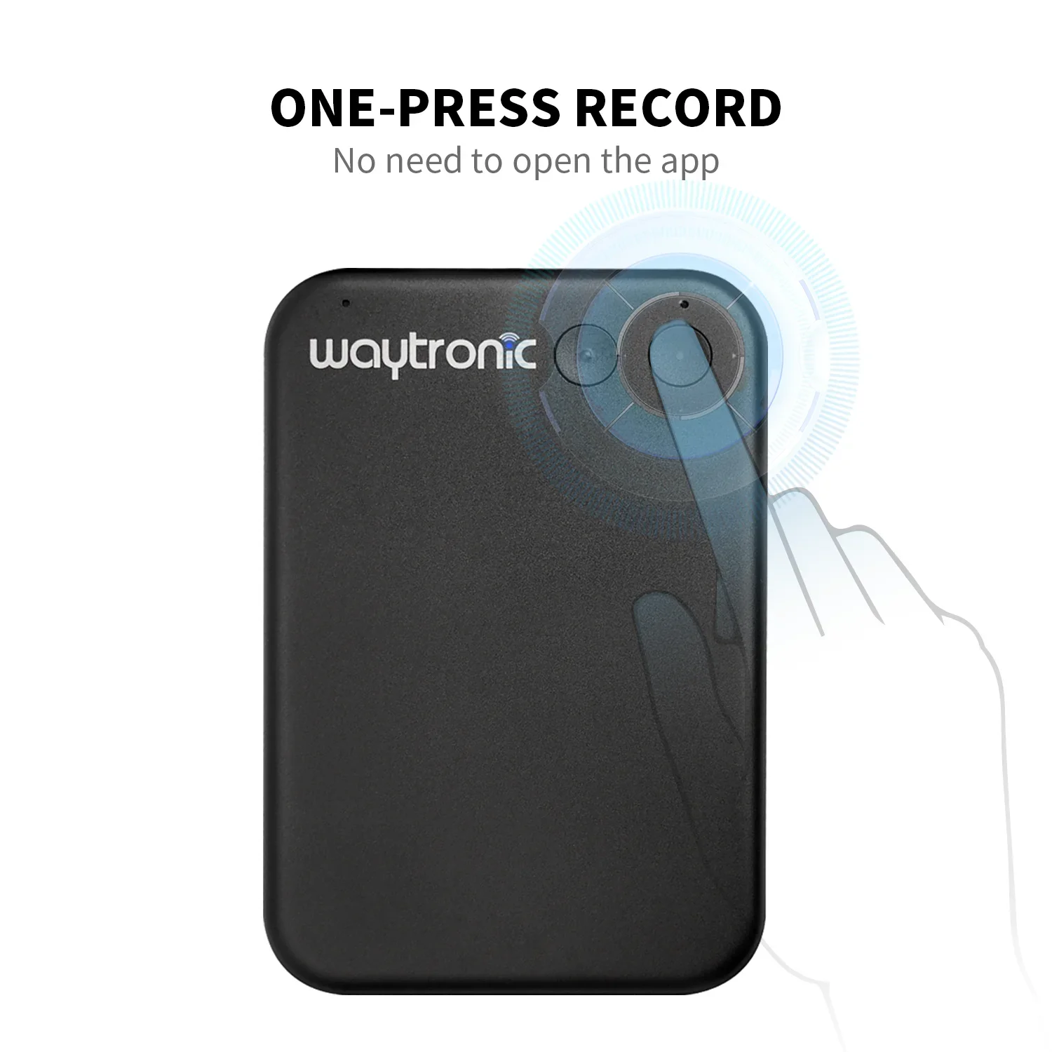 Neueste AI App Smart Magnet Diktiergerät Telefonanruf Aktivierter Diktiergerät mit Sprachübersetzung und Summarize MP3-Audioformat