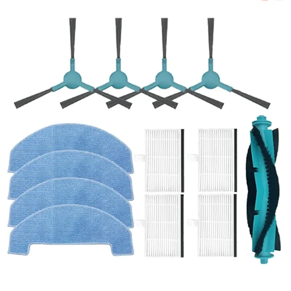 

Essential Replacement Set for forMidea S5+ Vacuum Cleaner High efficiency Roller Brush Filters Rags Side Brushes