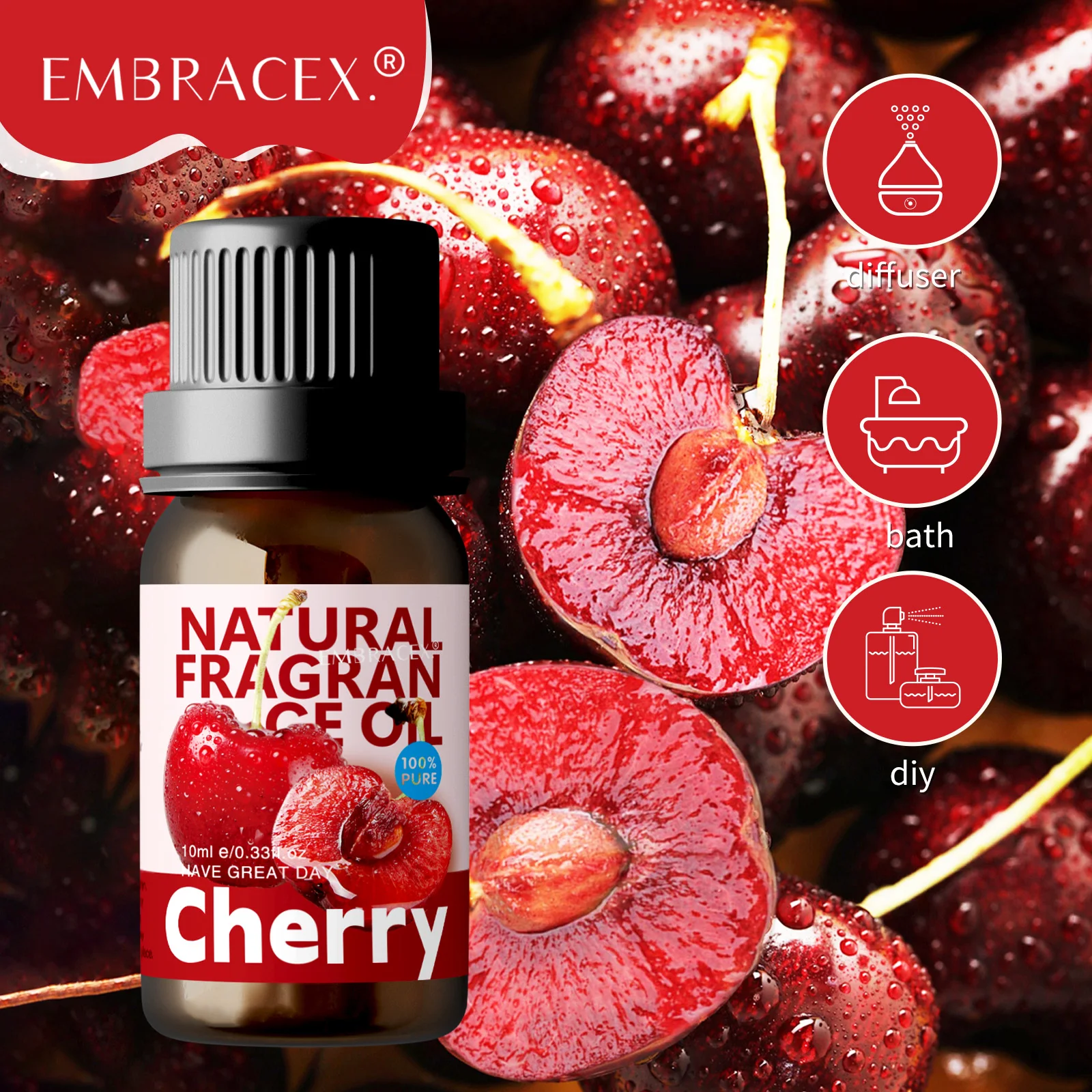 

10 мл вишневые духи, духи с эфирными маслами для женщин, оригинальные долговечные дешевые духи, мини-брендовые духи, ароматные