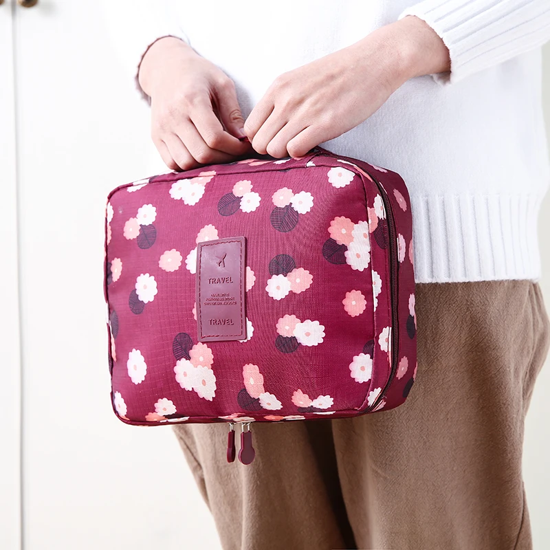 Hot-Sale Cosmetic Storage Bag Travel Bag Makeup Organizer Skincare Storage Zipper Bag 100% Good Rating 14 Colors