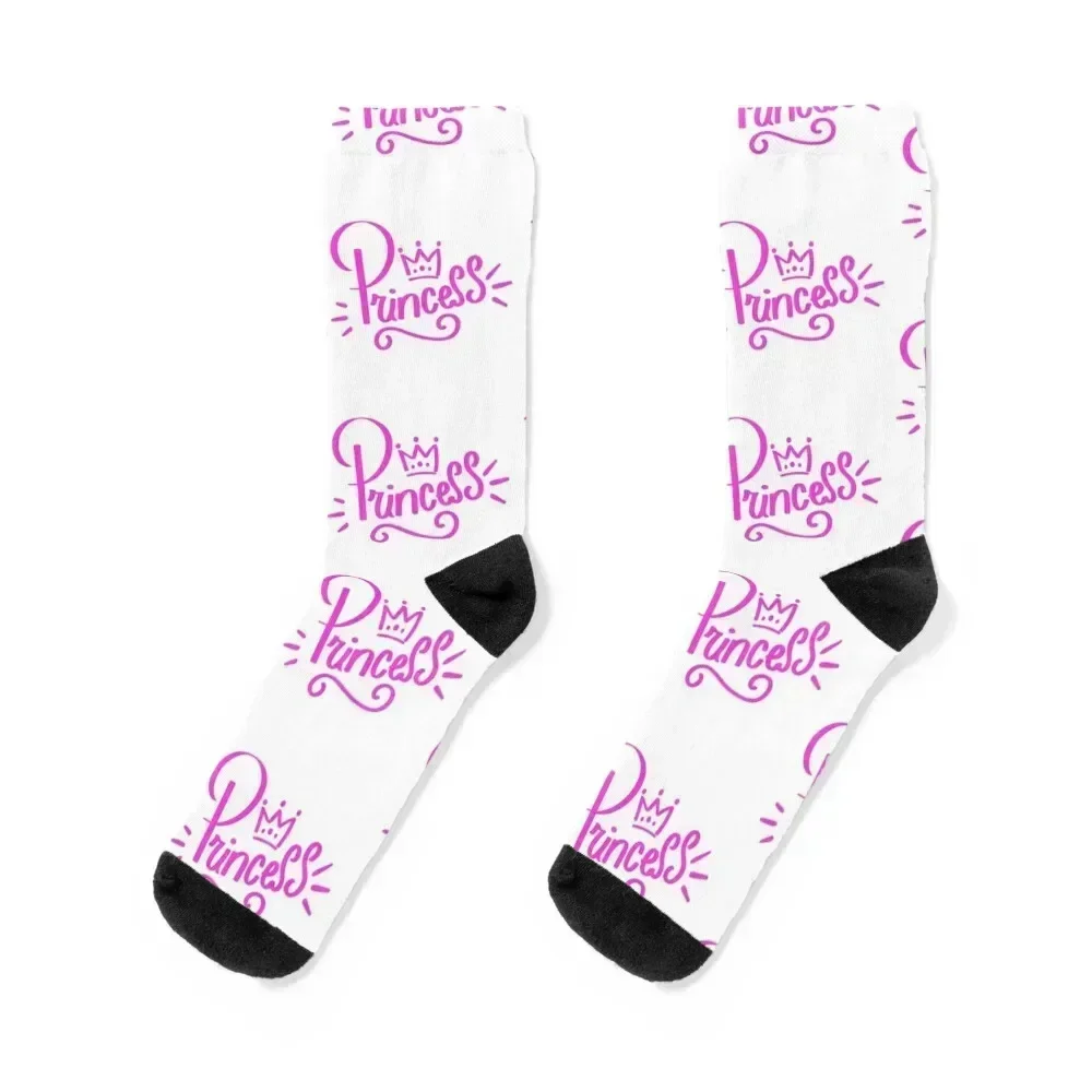 

Cute Princess Socks snow funny gifts colored Socks For Women Men's
